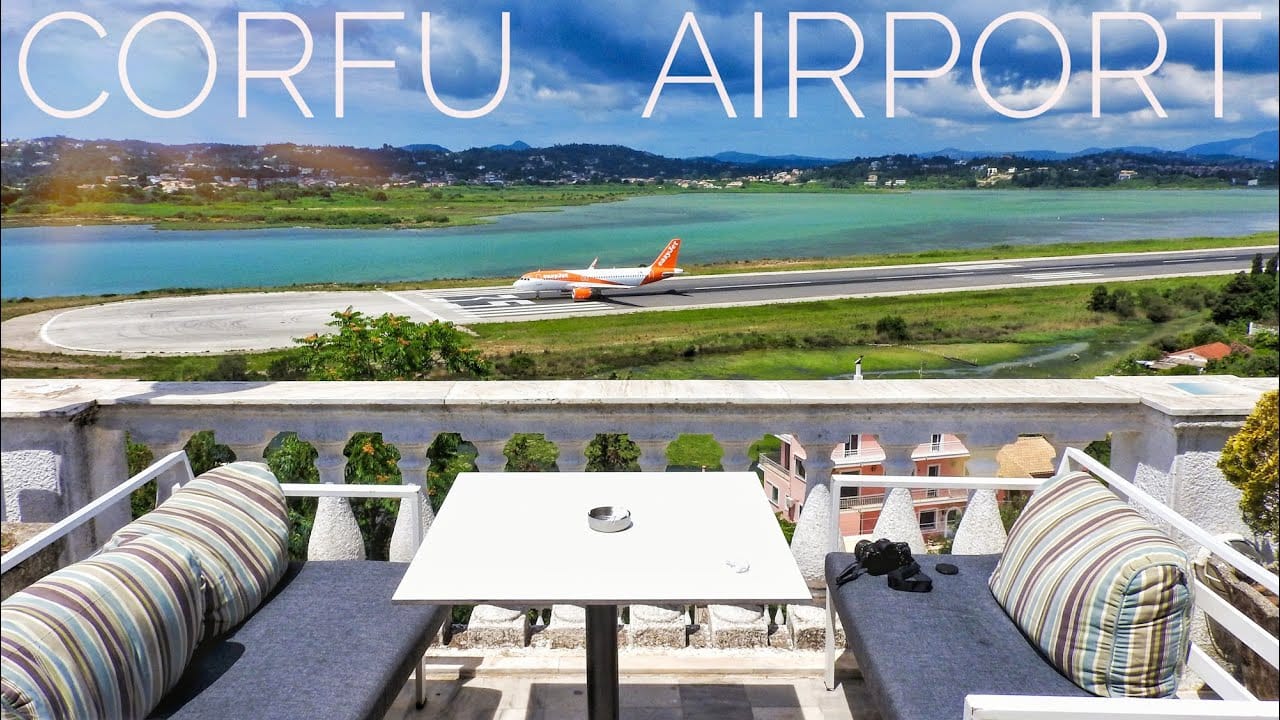 Managing airport luggage at Corfu Airport in 2025